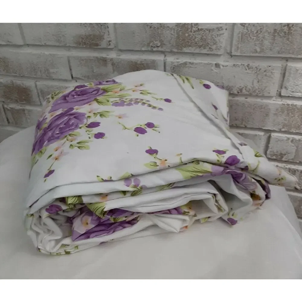 Hotel 5th Ave Full Fitted And Flat Sheet Set Microfiber Lavender